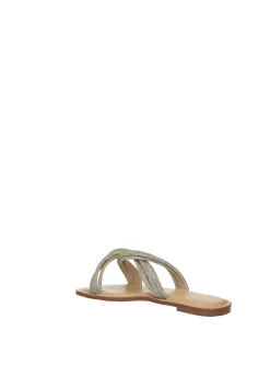 Sandali con listini strass