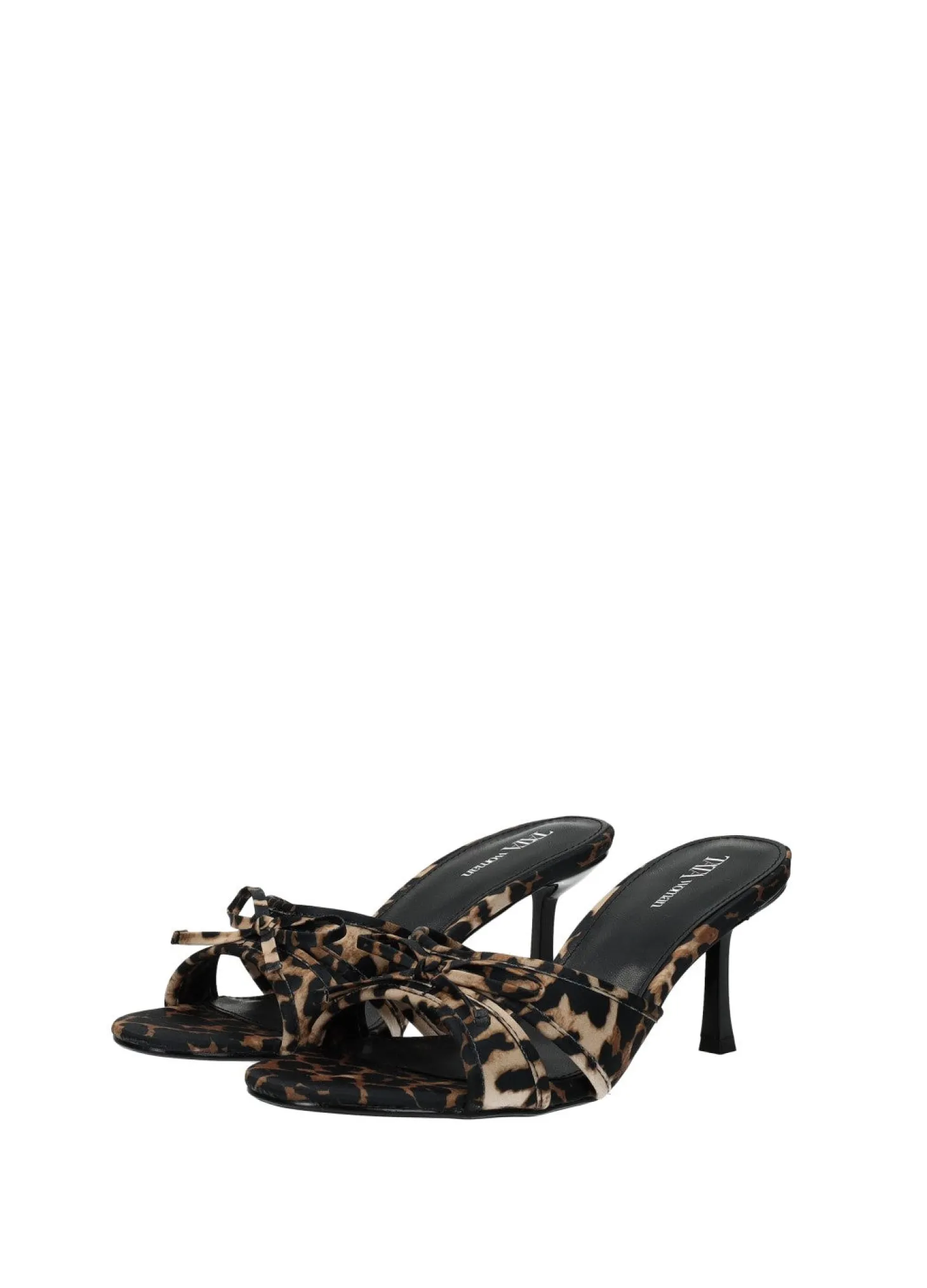 Sandali con stampa animalier