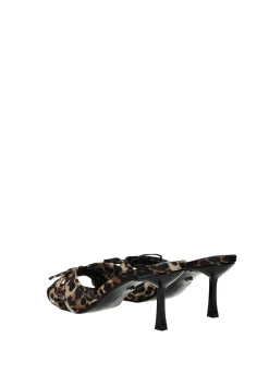 Sandali con stampa animalier