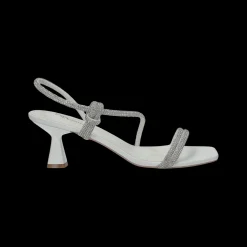 Sandali con strass.Tacco alto 6cm