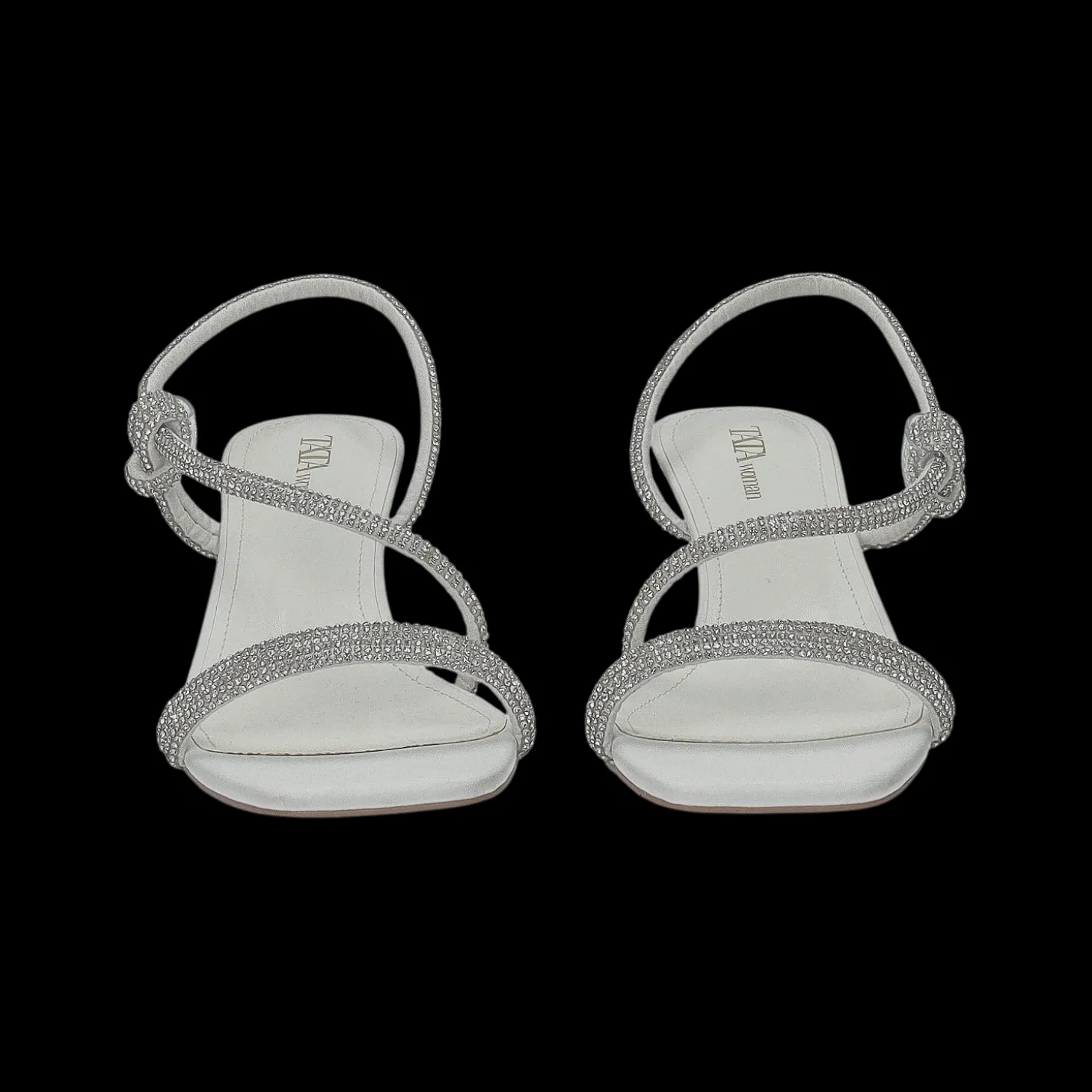 Sandali con strass.Tacco alto 6cm