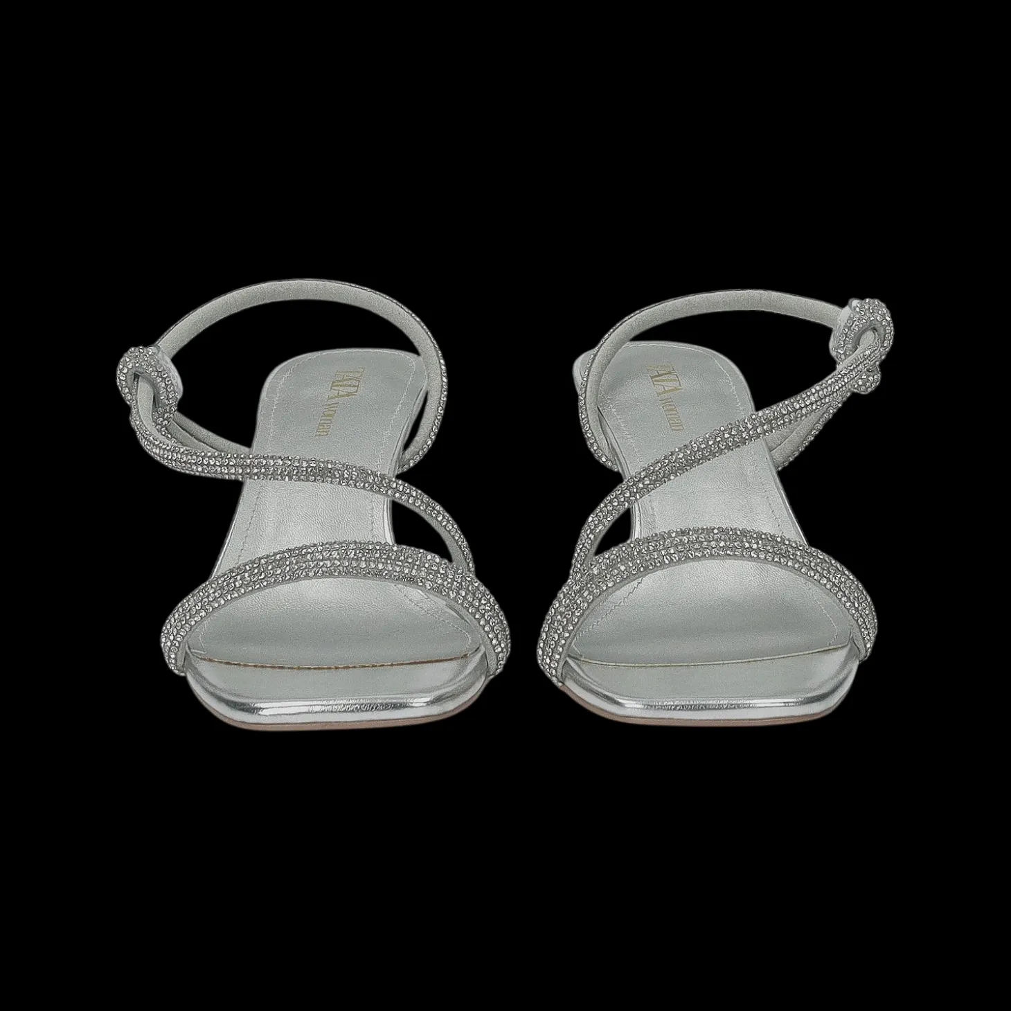 Sandali con strass.Tacco alto 6cm