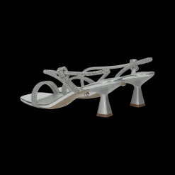 Sandali con strass.Tacco alto 6cm