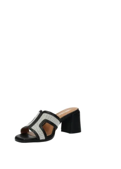 Sandali con tacco largo