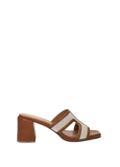 Sandali con tacco largo