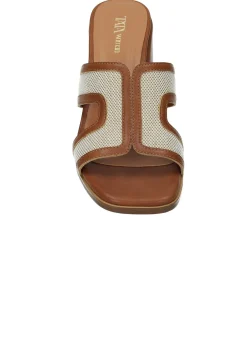 Sandali con tacco largo