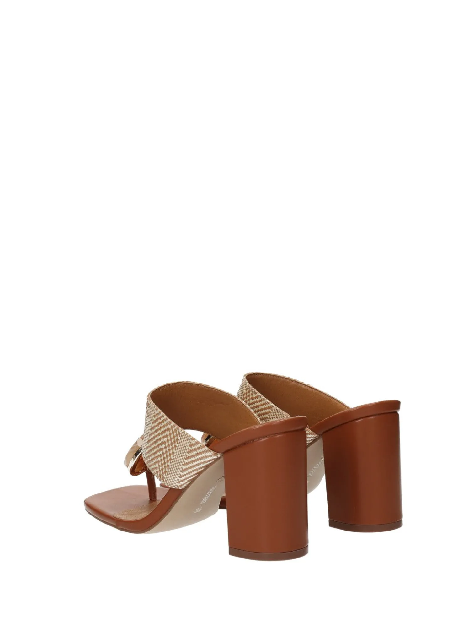 Sandali con tacco largo