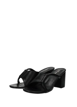 Sandali con tacco largo