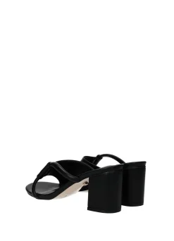 Sandali con tacco largo