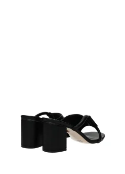 Sandali con tacco largo