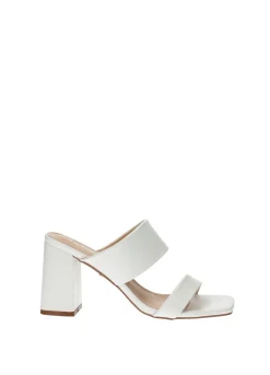 Sandali con tacco largo