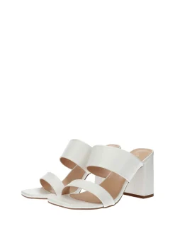 Sandali con tacco largo