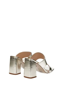Sandali con tacco largo
