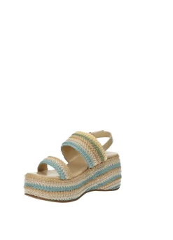 Sandali con zeppa