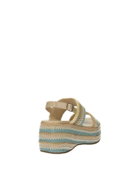 Sandali con zeppa