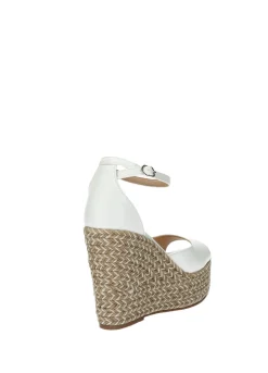 Sandali con zeppa in corda