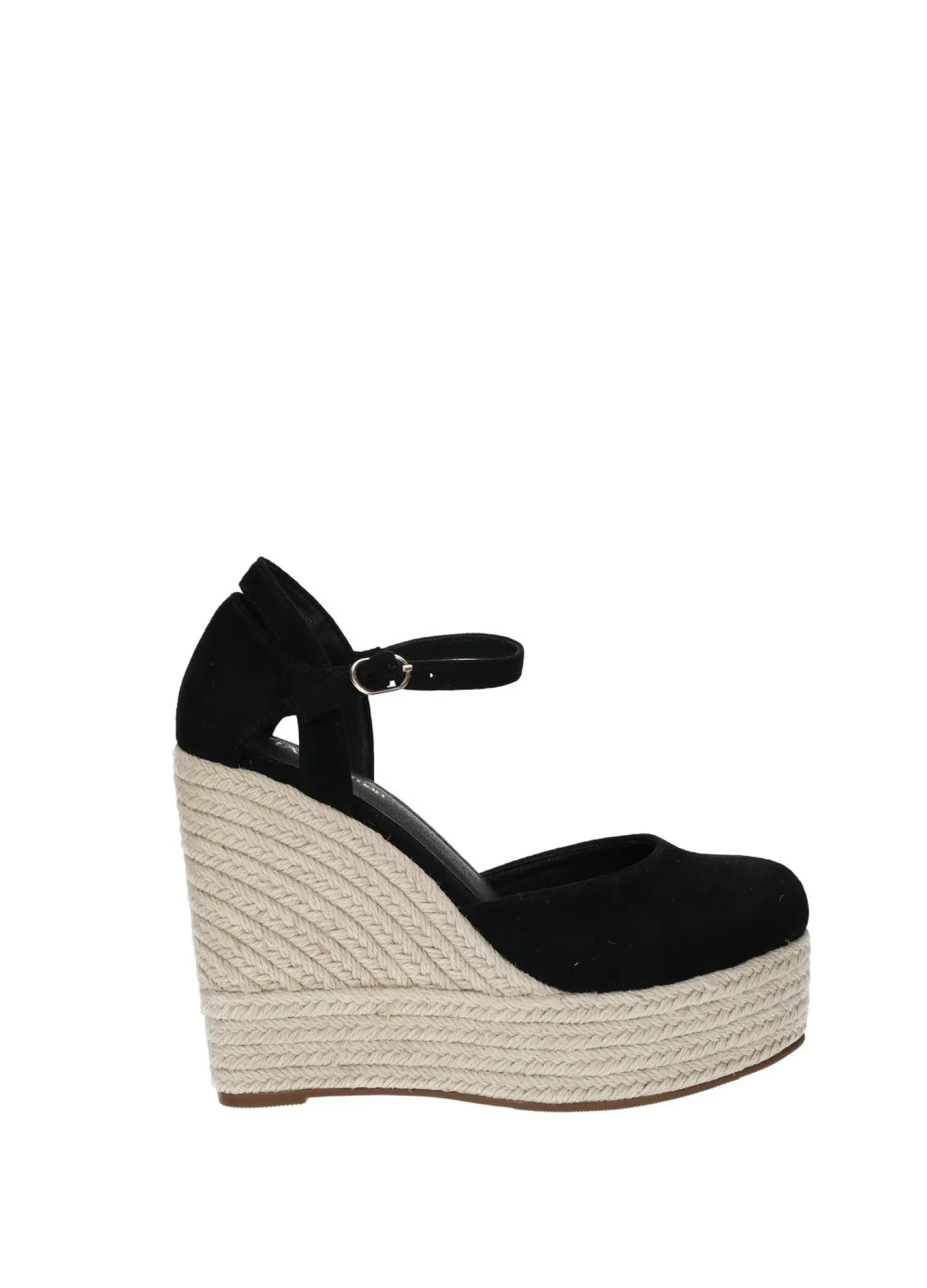 Sandali con zeppa in corda