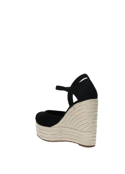 Sandali con zeppa in corda