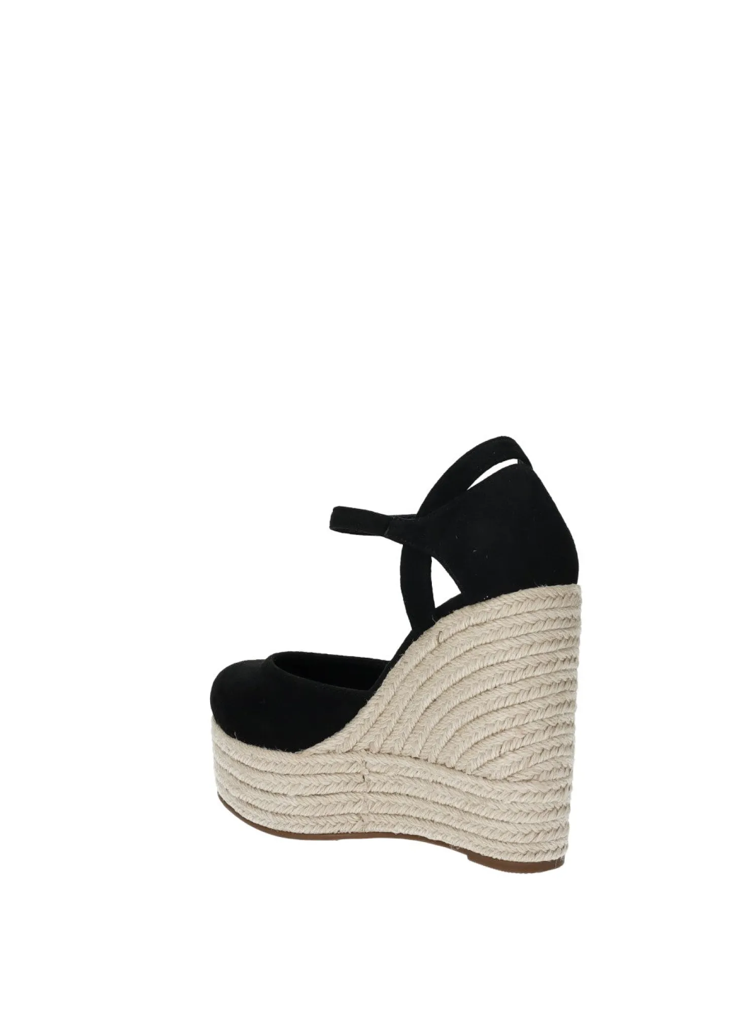 Sandali con zeppa in corda