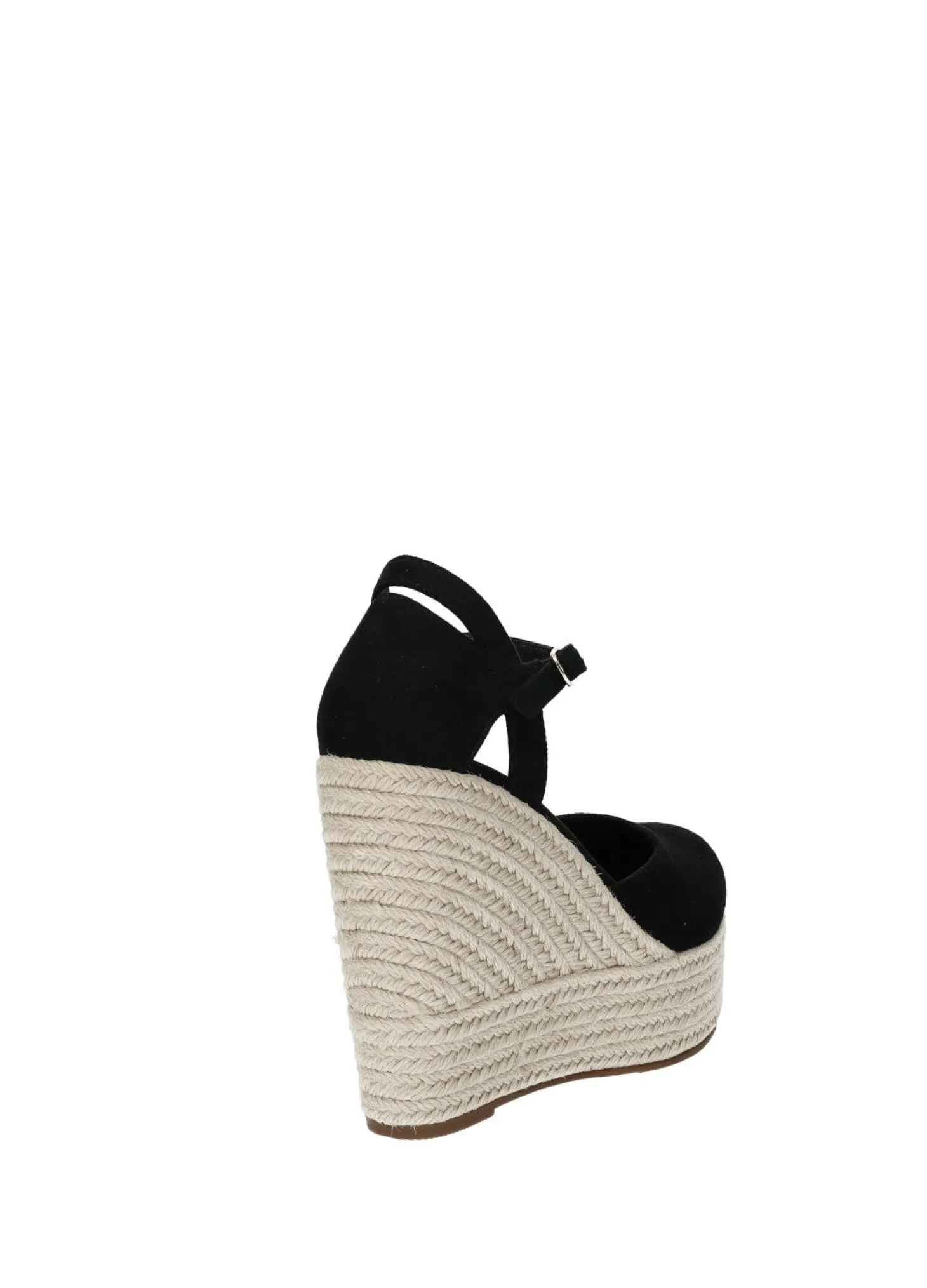 Sandali con zeppa in corda