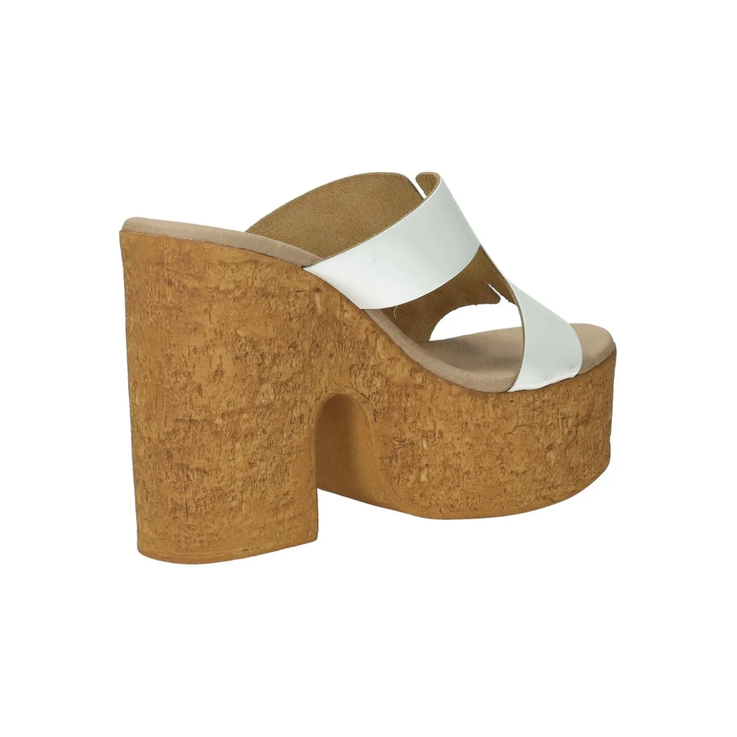 Sandali con zeppa. Made in Italy