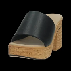 Sandali con zeppa.Tacco alto 10cm . Made in Italy