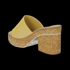 Sandali con zeppa.Tacco alto 10cm . Made in Italy