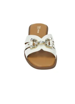 Sandali fibbia gioiello