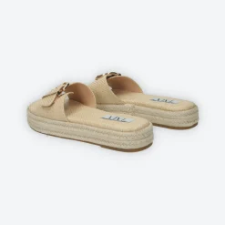 Sandali flat con fibbia