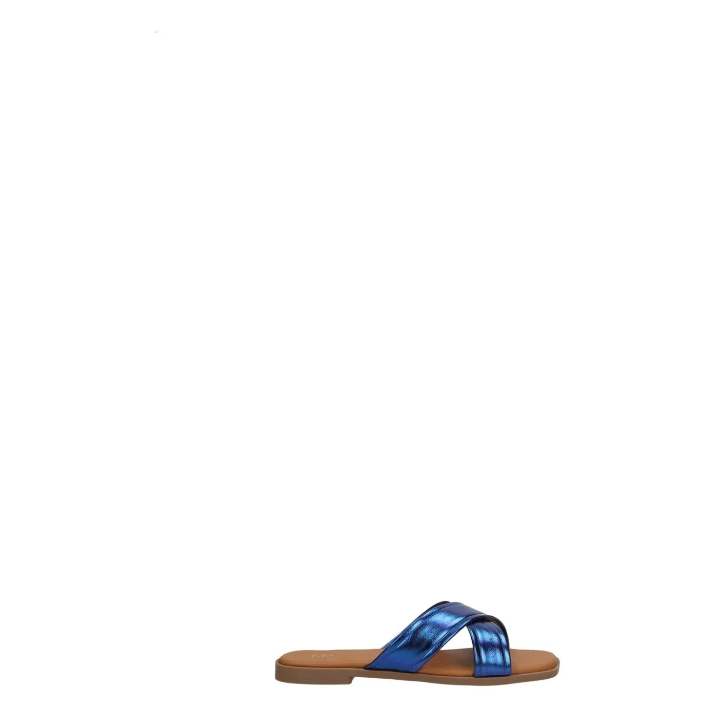 Sandali flat con listini in strass