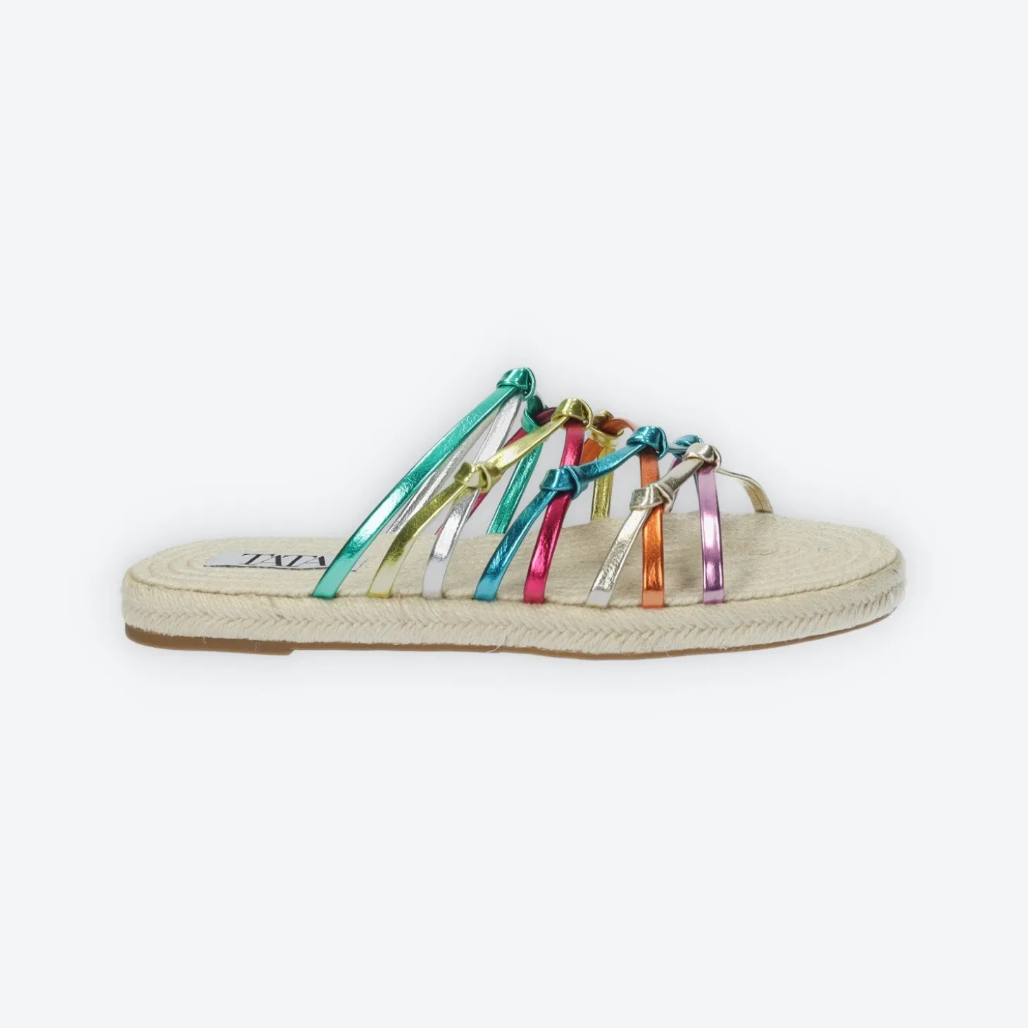 Sandali flat in corda