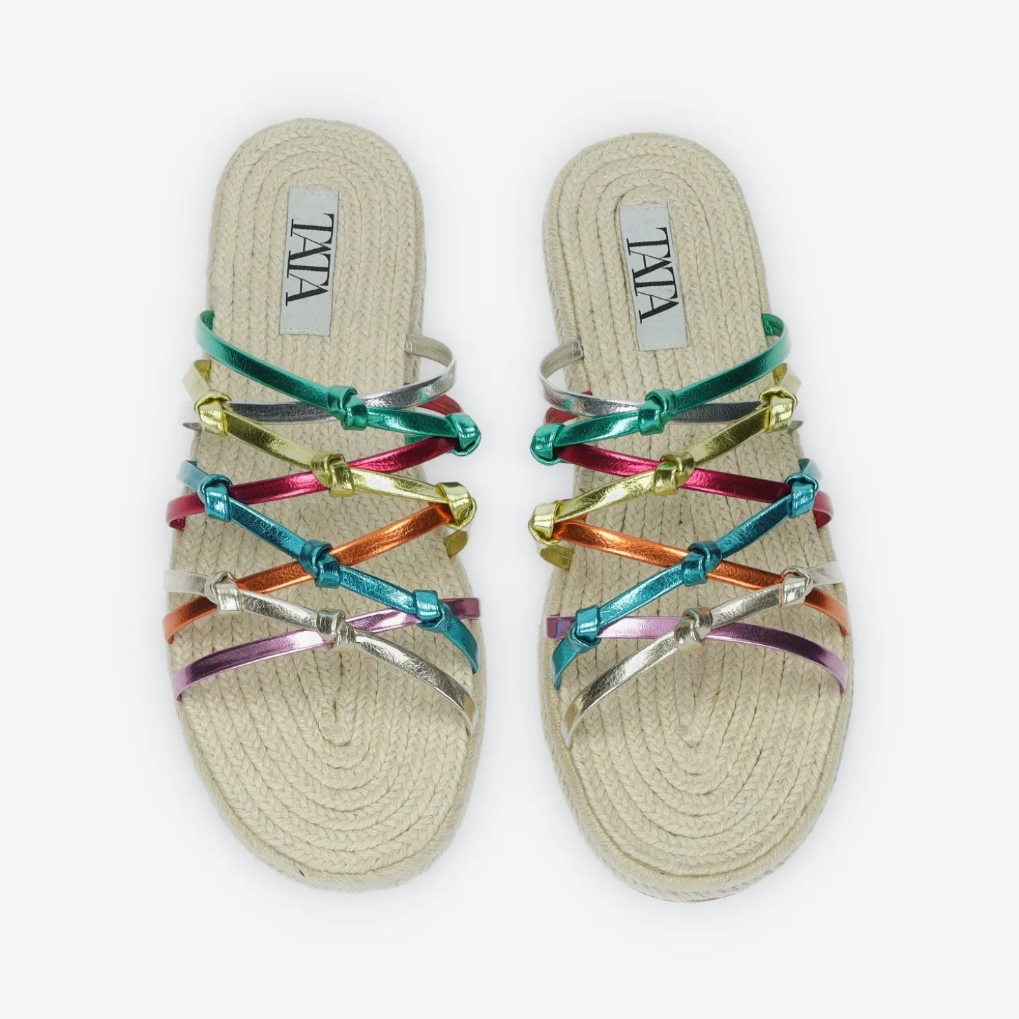 Sandali flat in corda