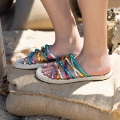 Sandali flat in corda