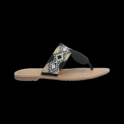 Sandali infradito con perline