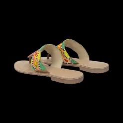 Sandali infradito con perline