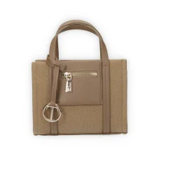 Shopping bag con zip esterna