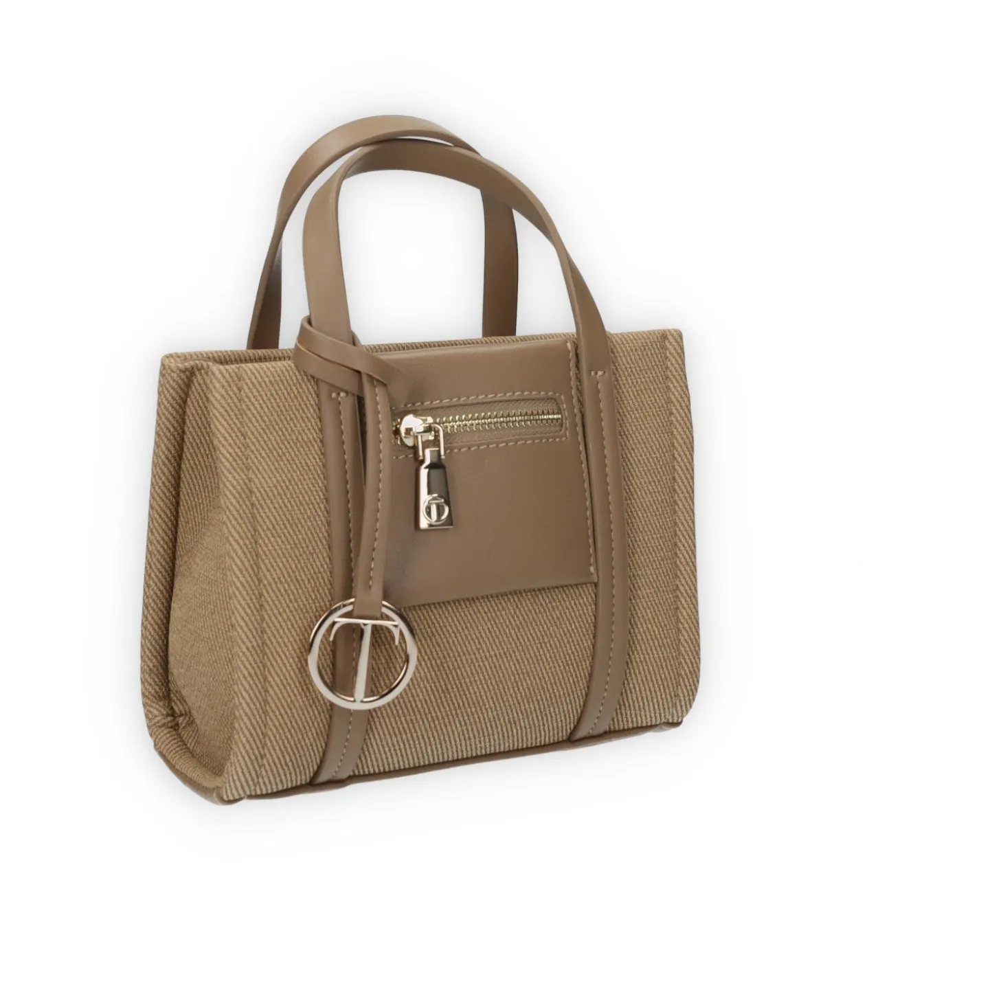 Shopping bag con zip esterna