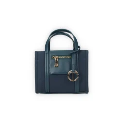 Shopping bag con zip esterna