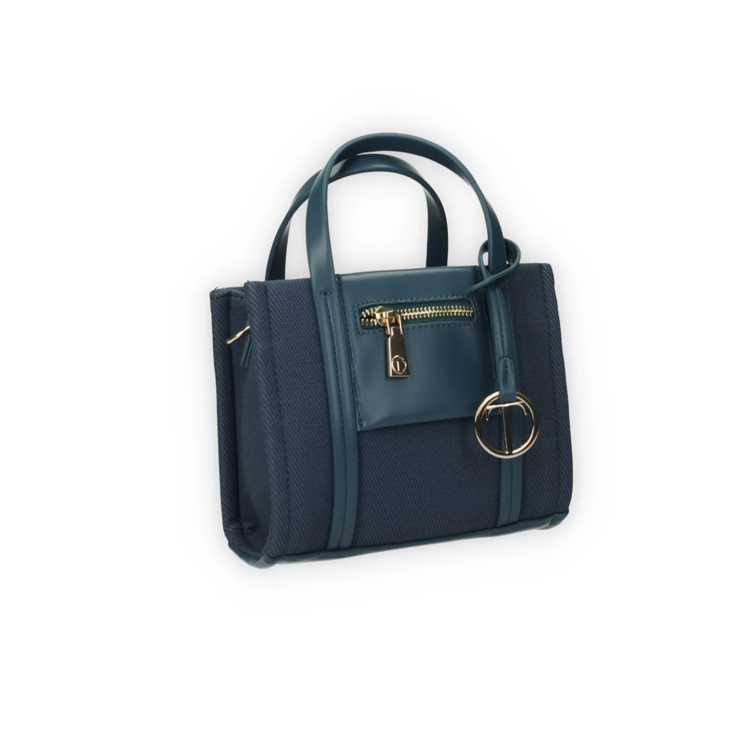 Shopping bag con zip esterna