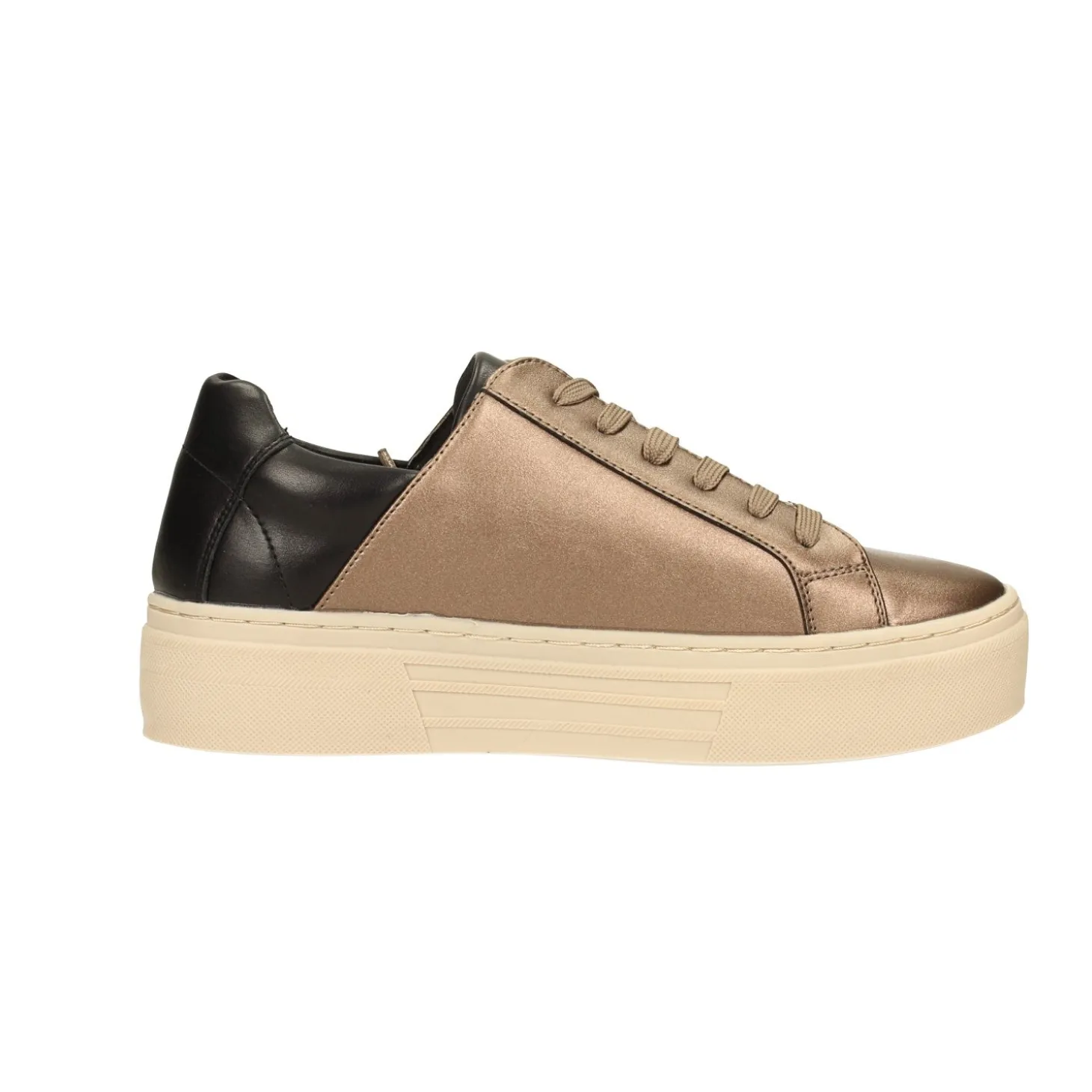 Sneakers con effetto brillantinato