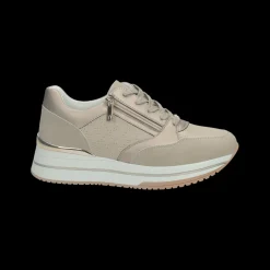 Sneakers con zip laterale.Tacco alto 3 cm