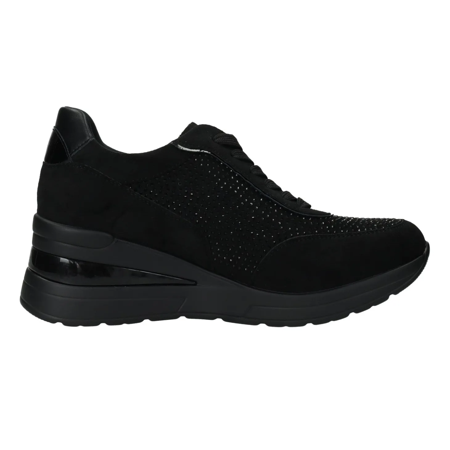 Sneakers in tessuto. Tacco alto 6 cm