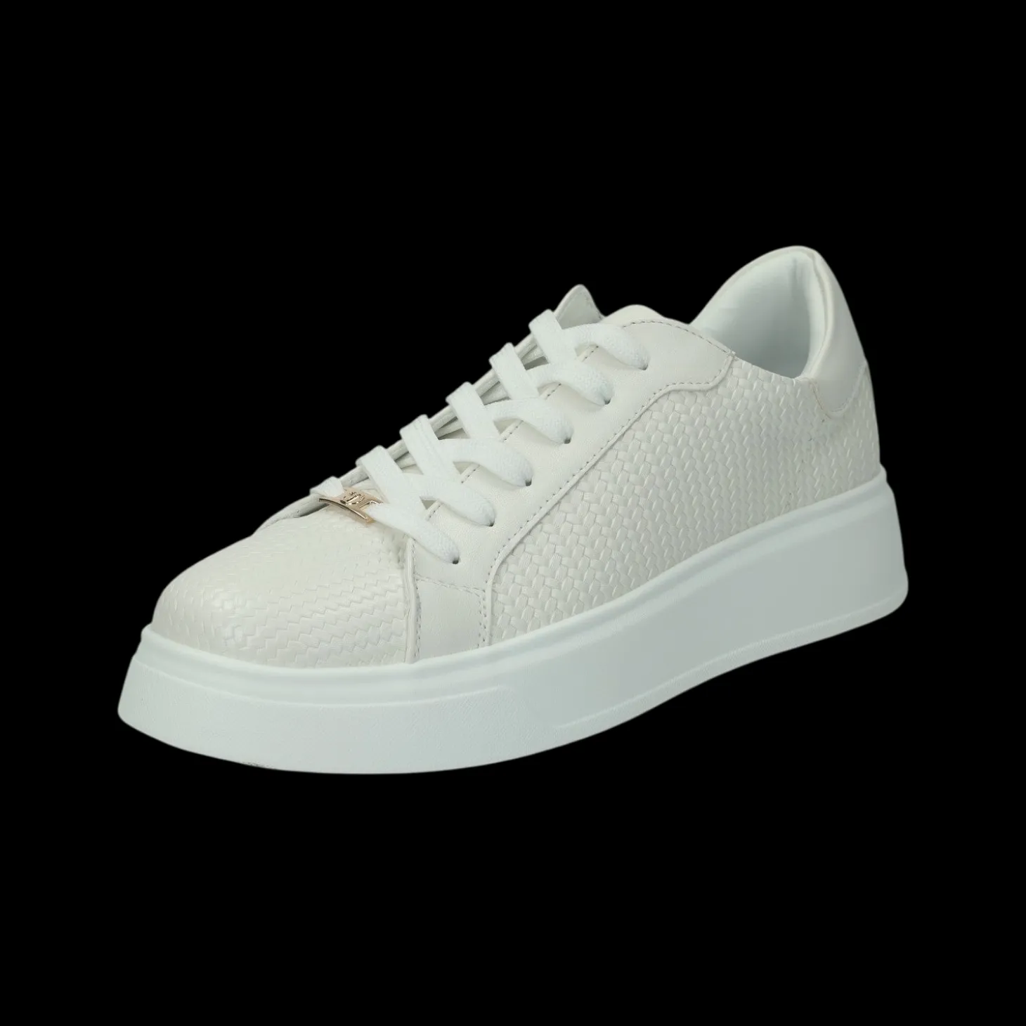 Sneakers platform con logo