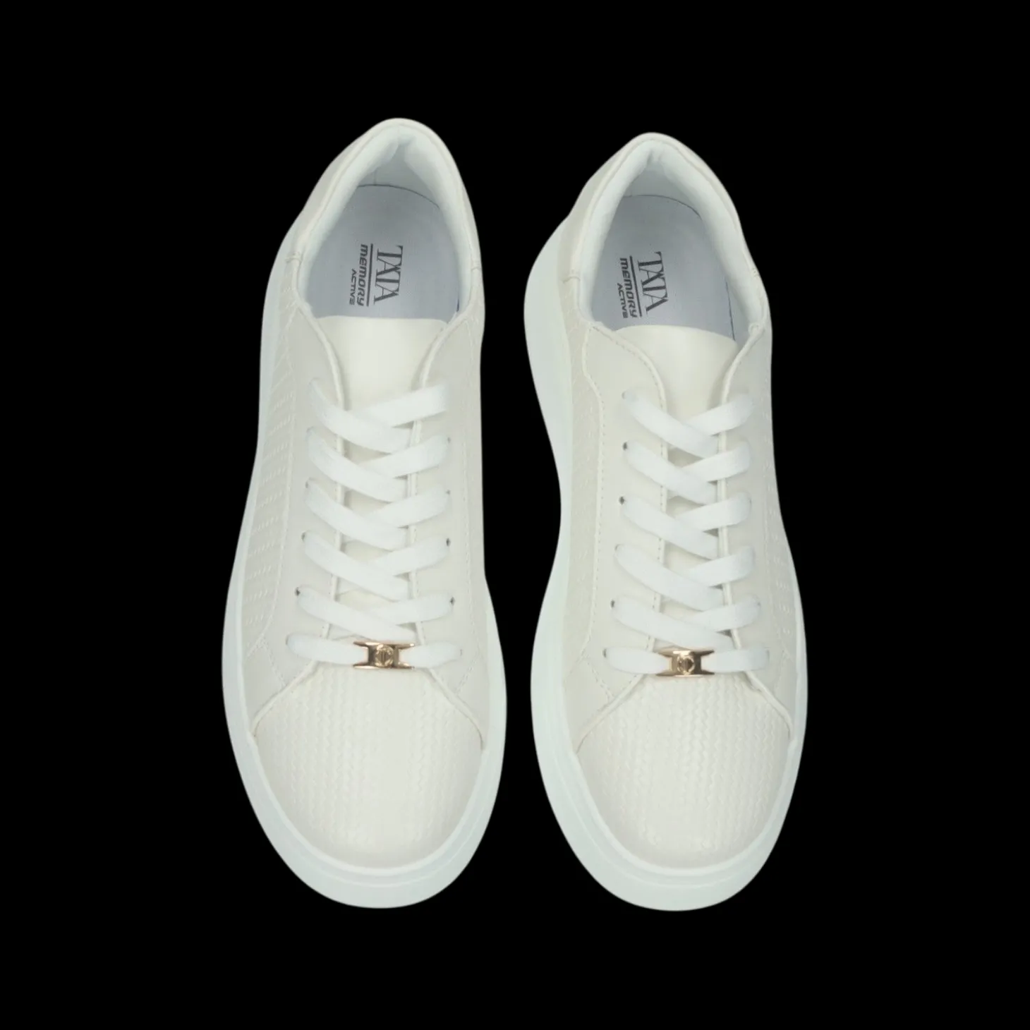 Sneakers platform con logo