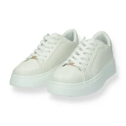 Sneakers platform con logo