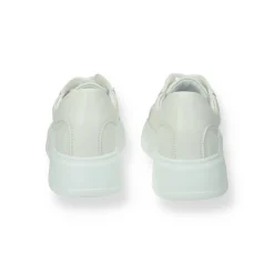 Sneakers platform con logo