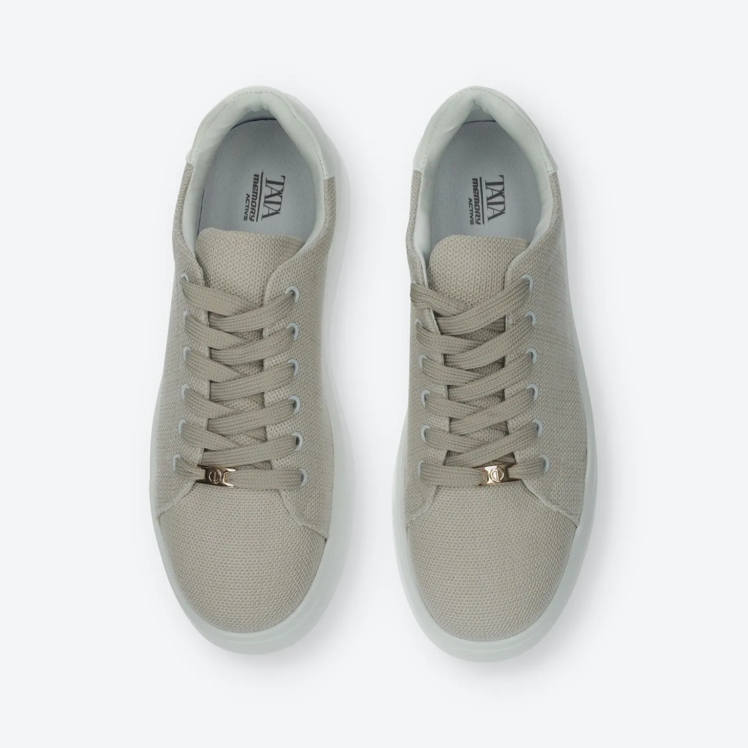 Sneakers platform con logo