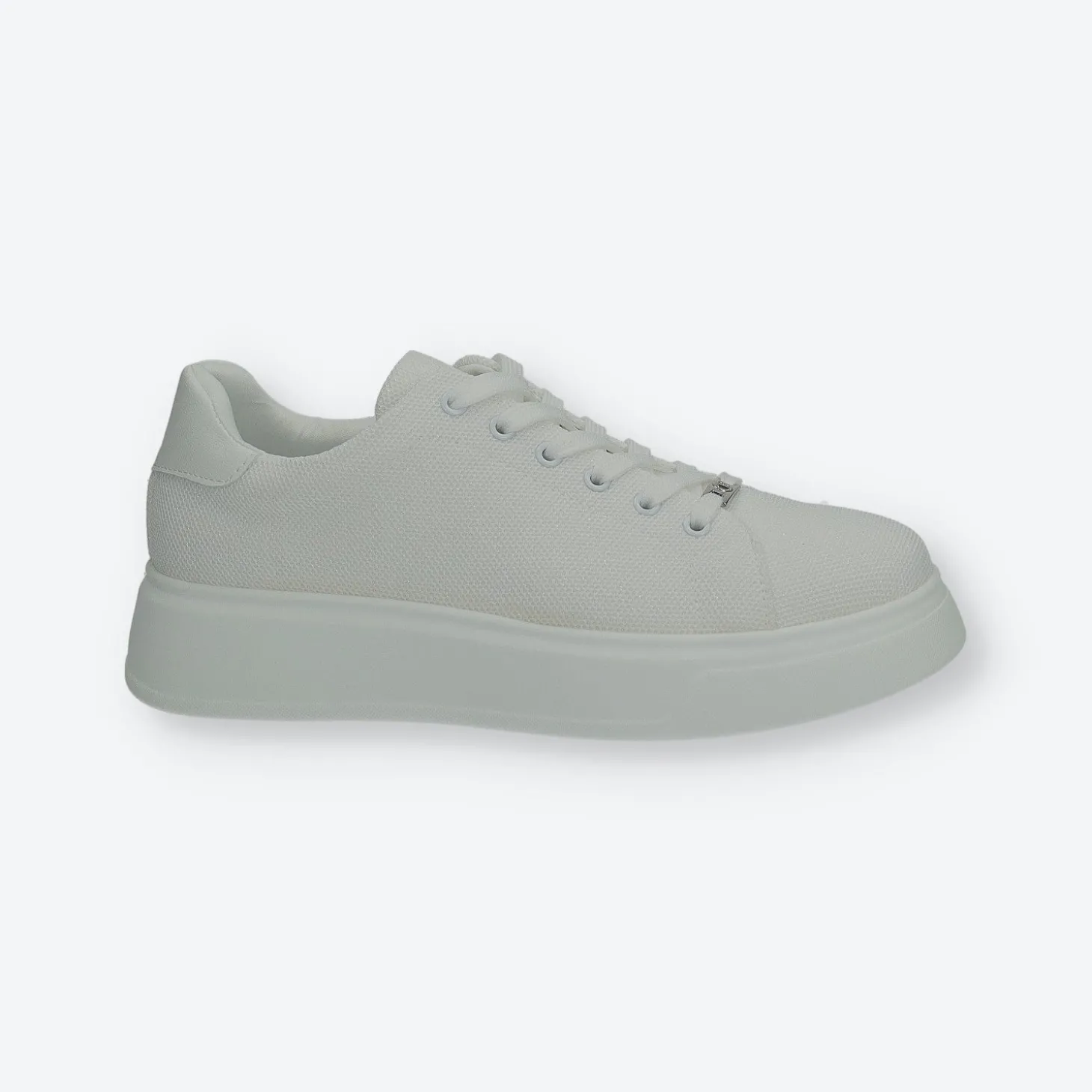 Sneakers platform con logo