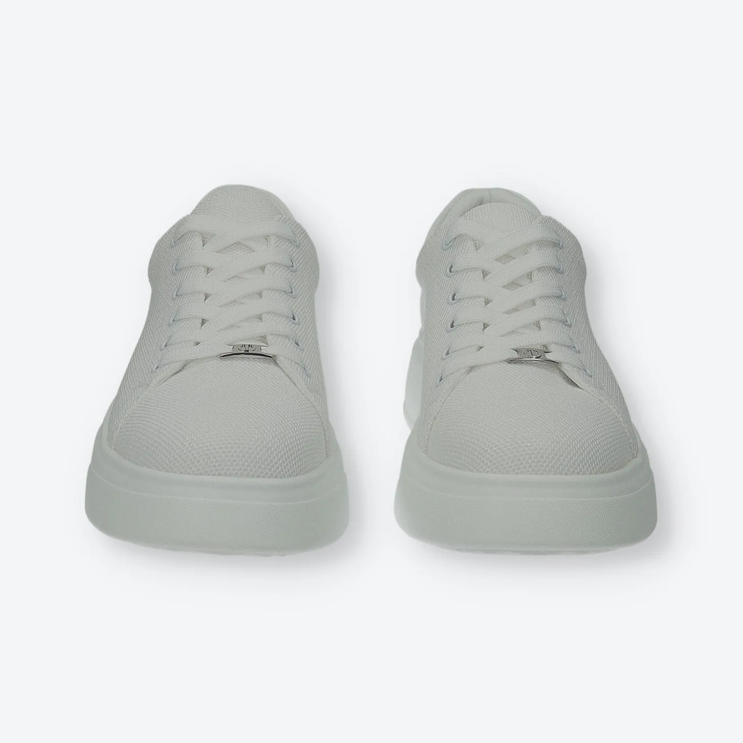 Sneakers platform con logo