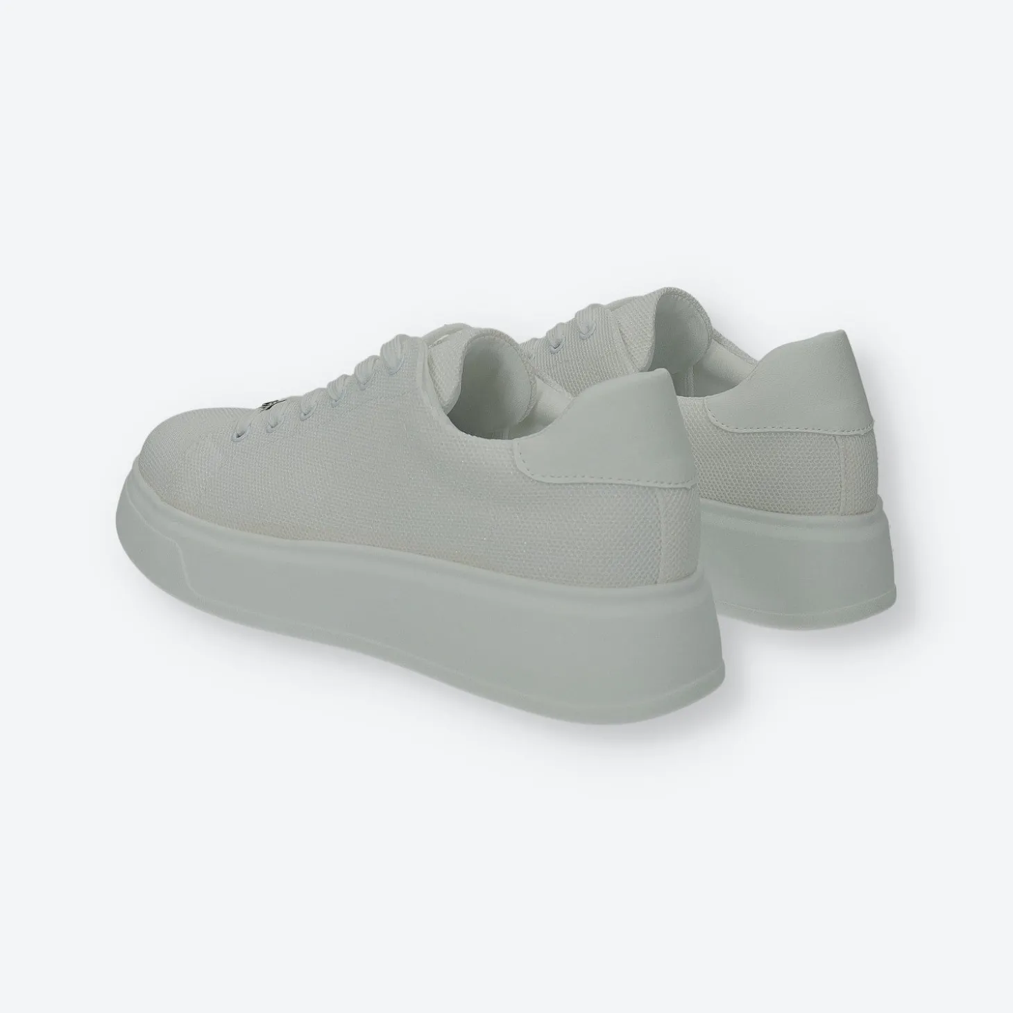 Sneakers platform con logo